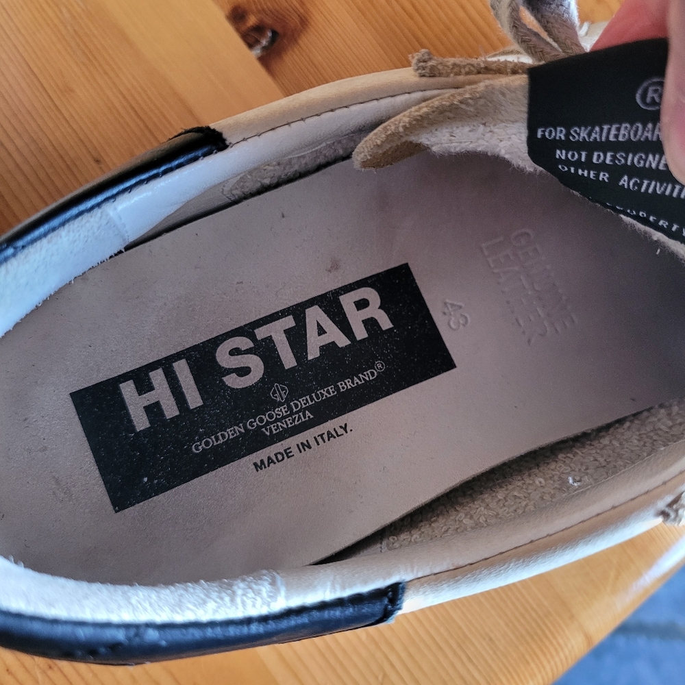 Golden Goose Hi Star Shoes - Picture 7 of 11